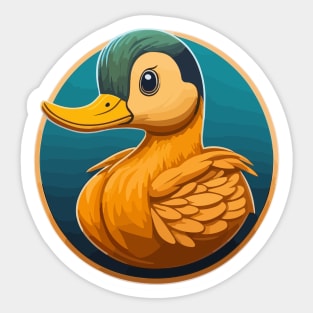 Duck Portrait Sticker